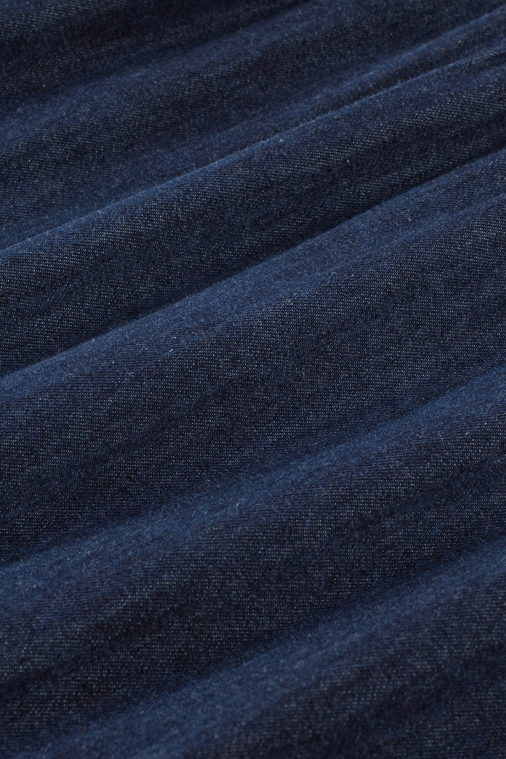 Sleeveless Chambray Cotton Denim Blue Jean Maxi Dress