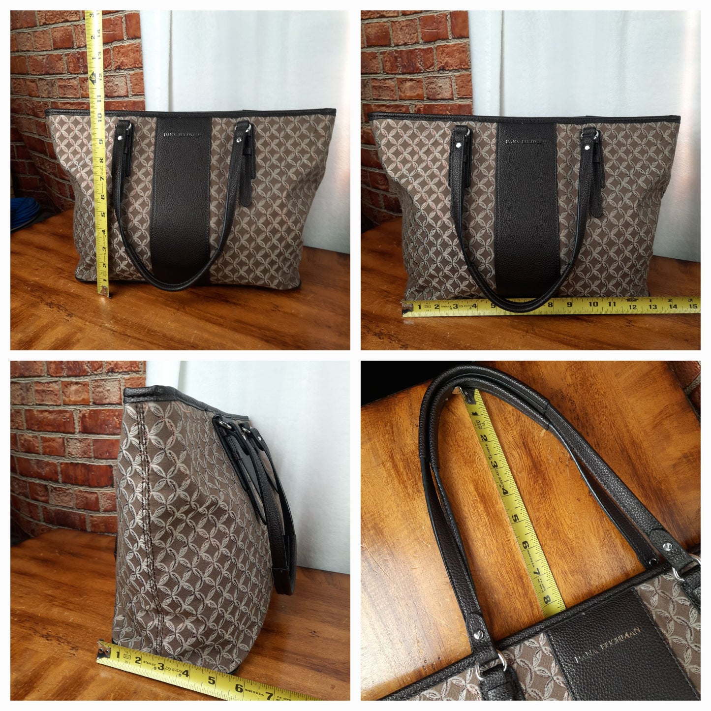 Dana Buchman Large Signature Tote Bag NWOT