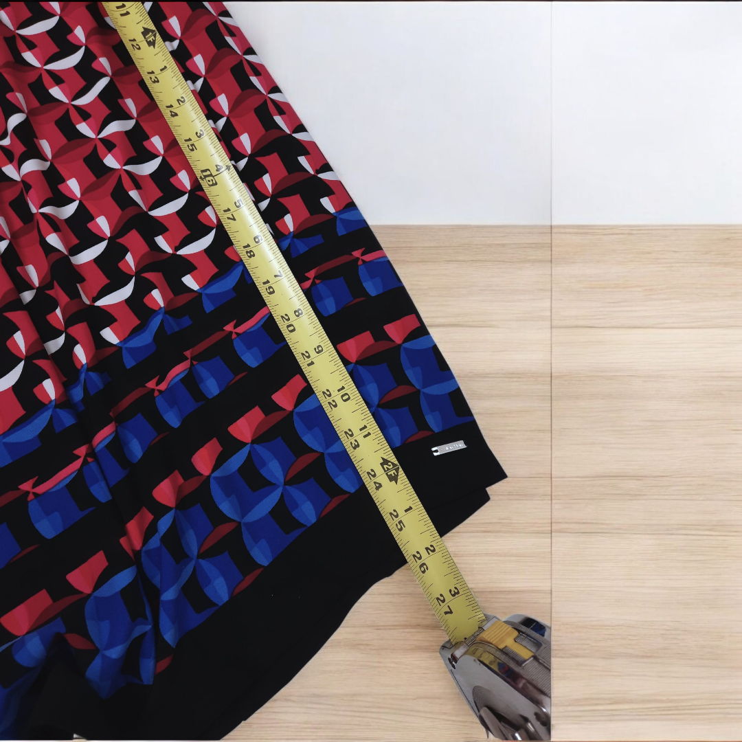 Calvin Klein Sleeveless Geometric Print Top