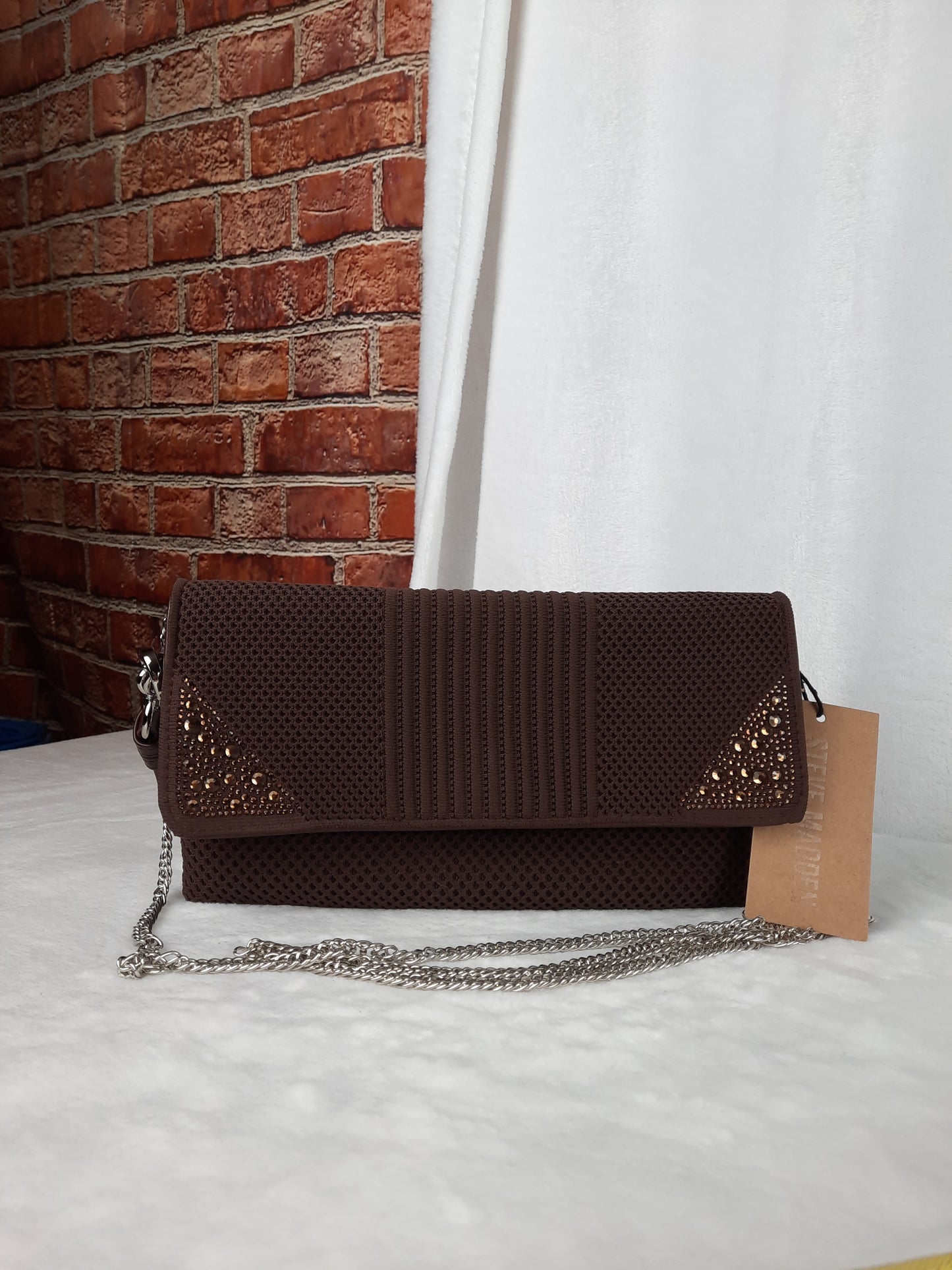 Steve Madden BMaxwele Crossbody Bag Brown NWT