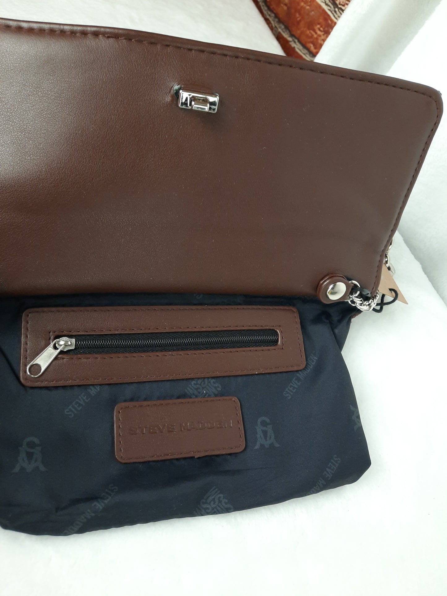 Steve Madden BMaxwele Crossbody Bag Brown NWT