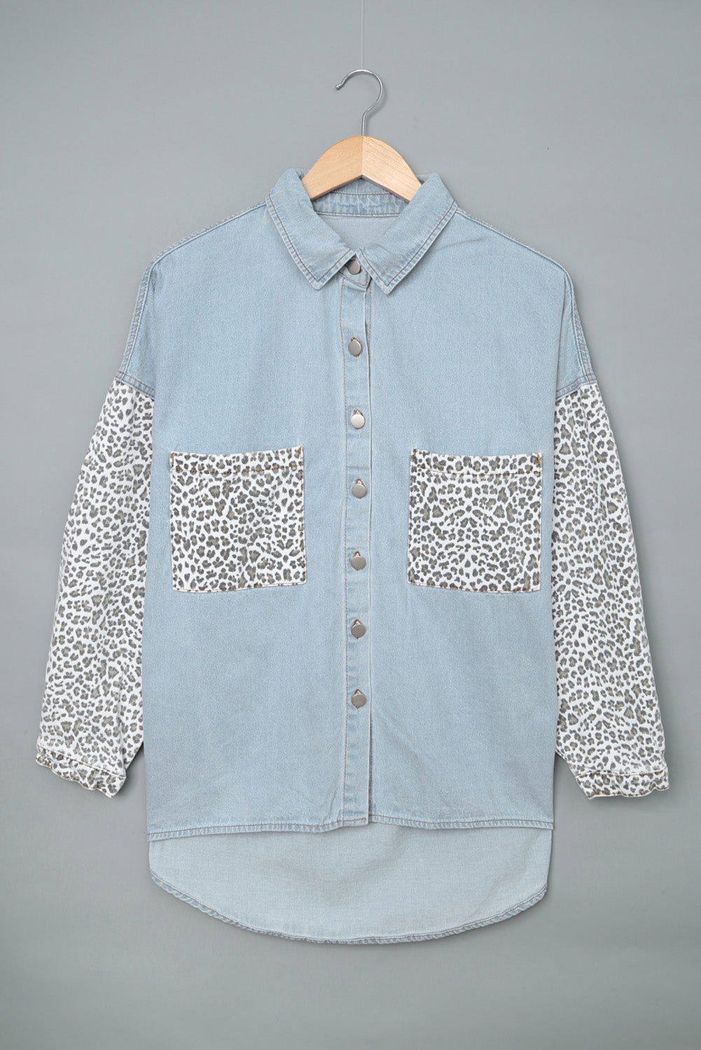 Long Sleeve Button-down Denim Jean Jacket
