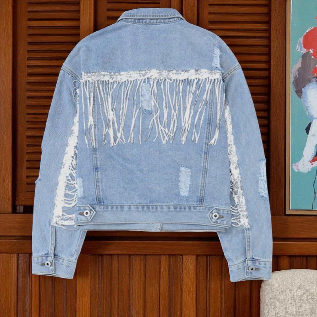 Long Sleeve Button-down Denim Jean Jacket