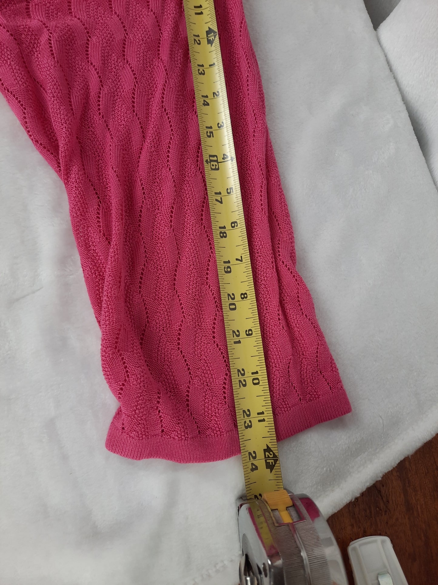 Catherine Malandrino Pink Open Front Cardigan Sweater
