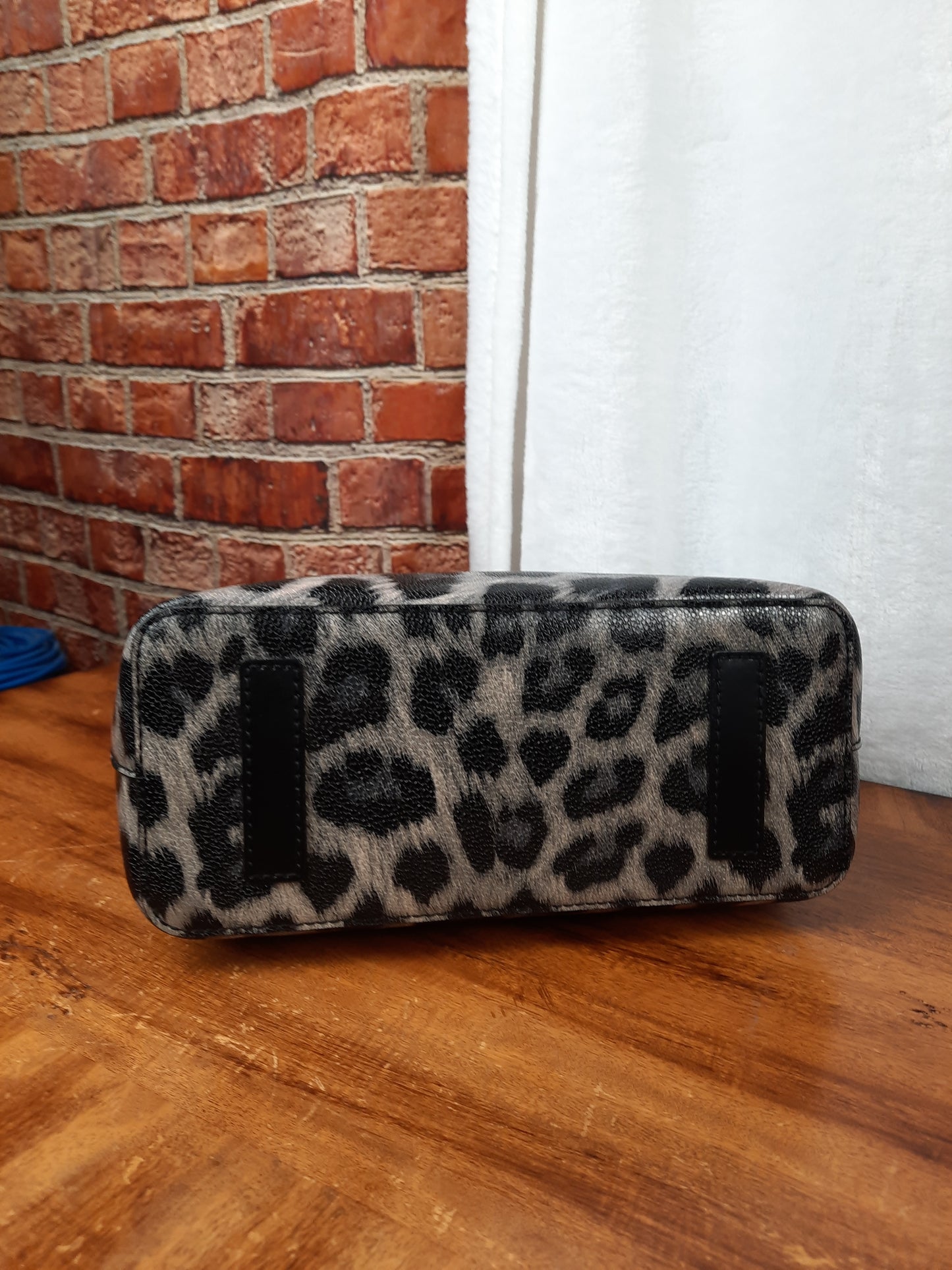 Kate Spade Grant Street Grainy Leopard Print Crossbody Bag
