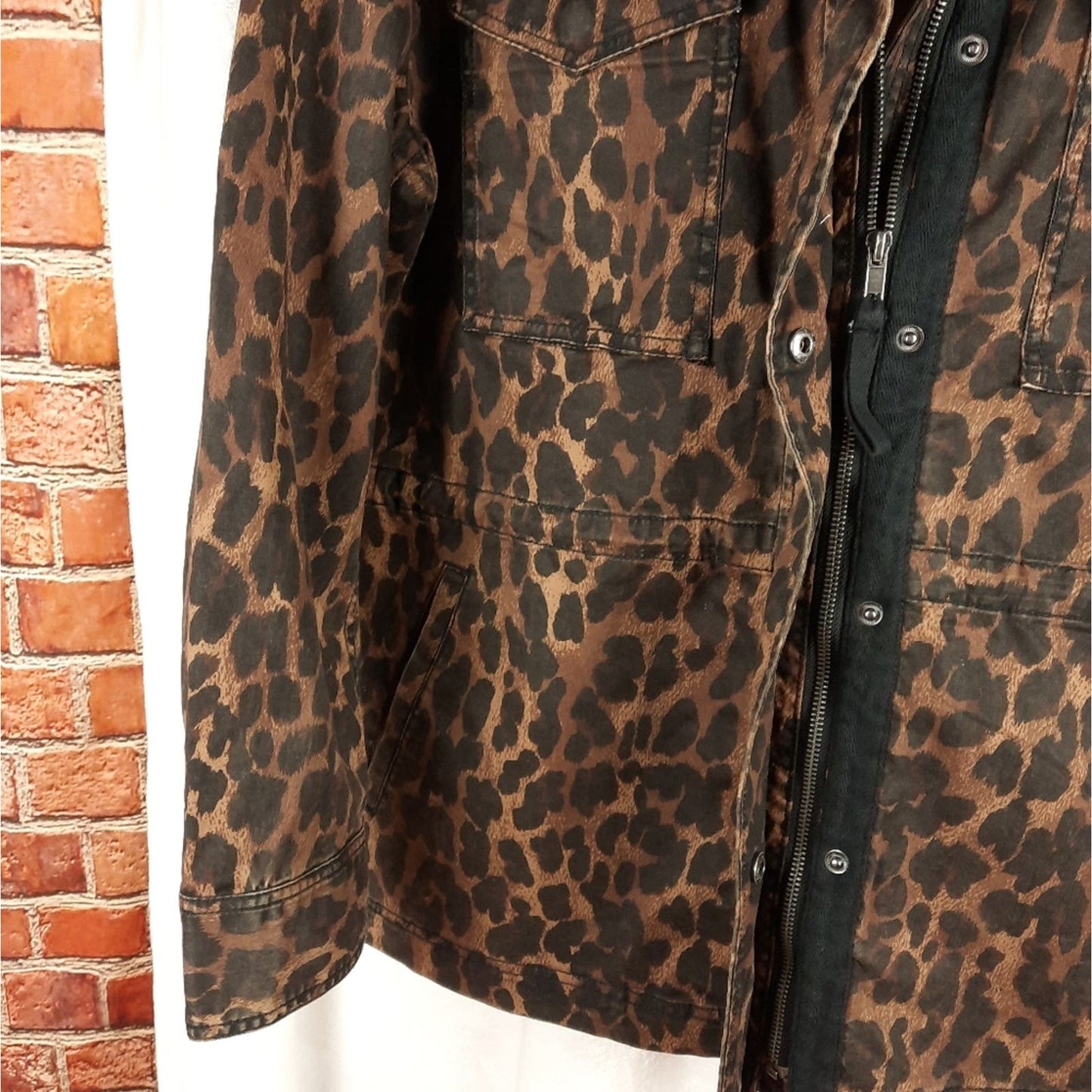 Style & Co Leopard Print Jacket NWOT