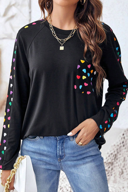 Long Sleeve Silky Blouse