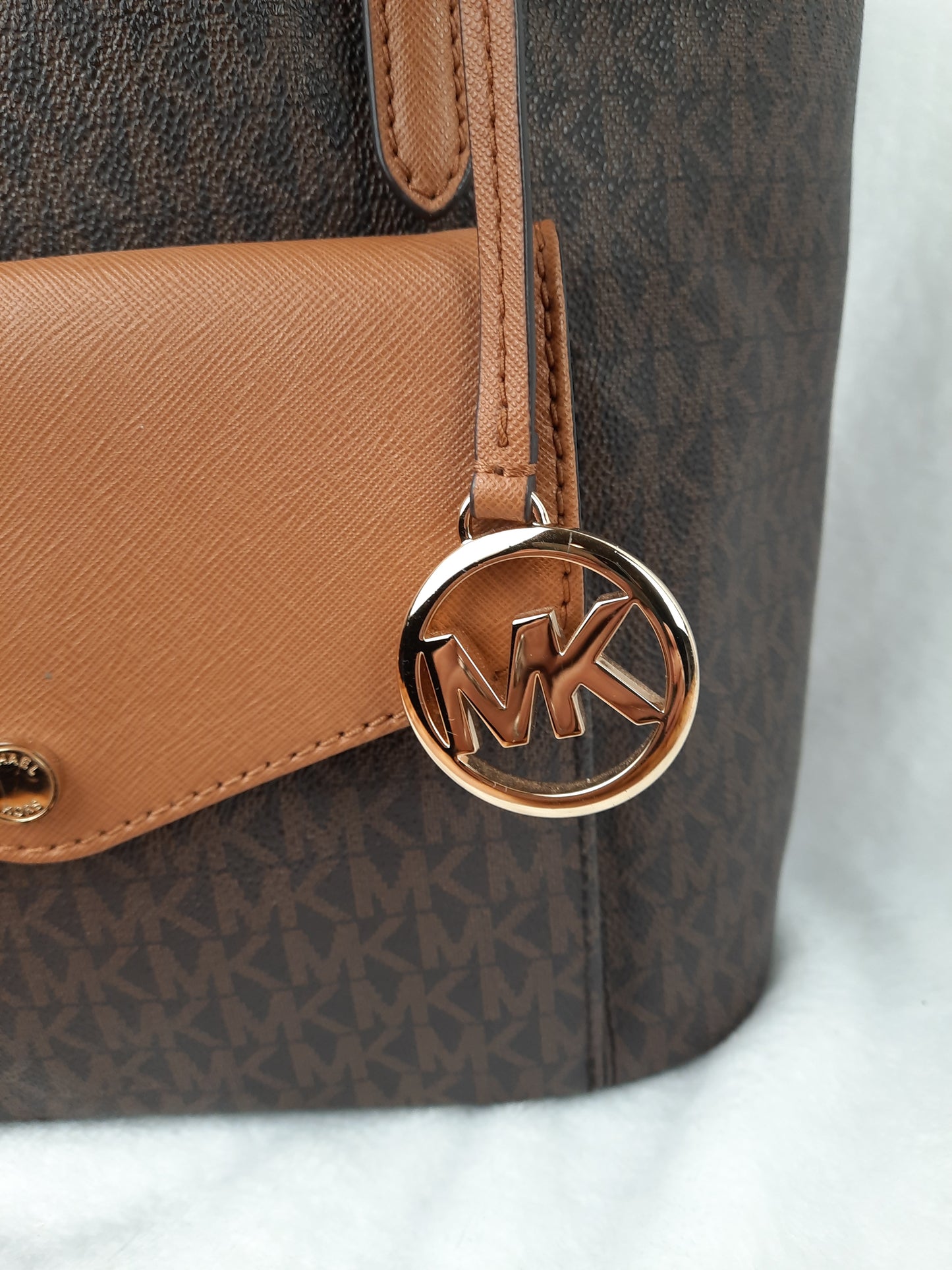 Michael Kors Acorn Leather Shoulder Bag