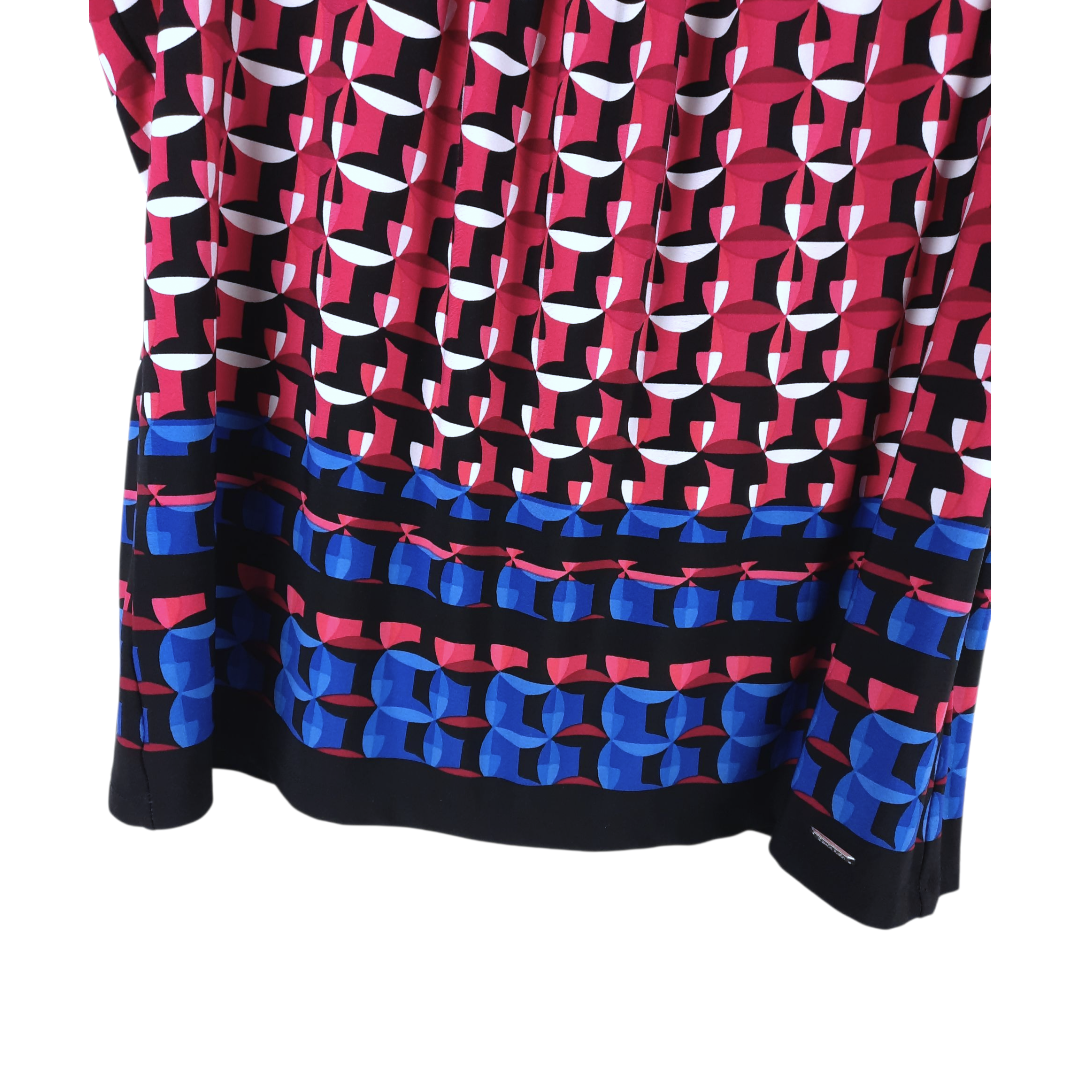 Calvin Klein Sleeveless Geometric Print Top