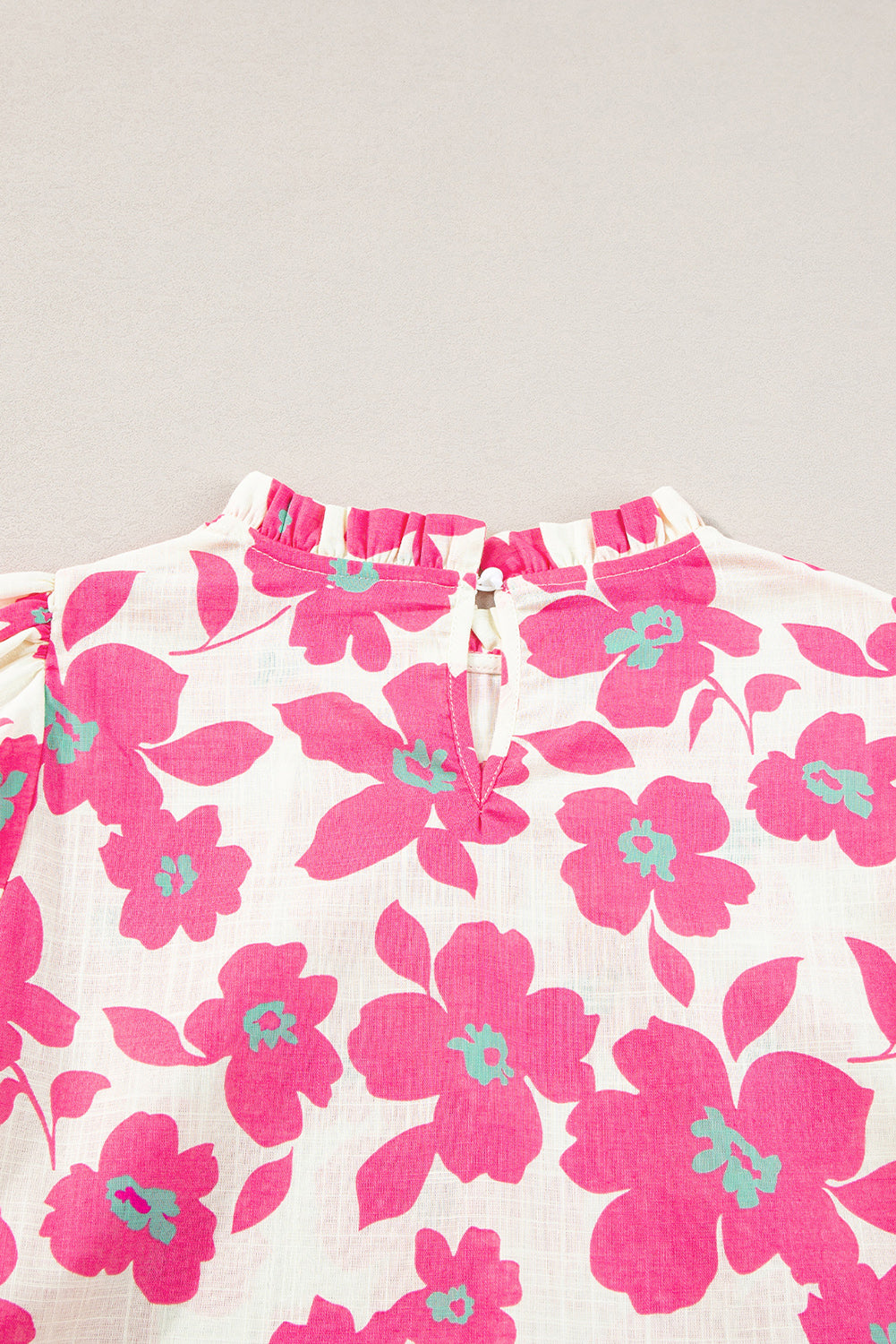 Short Sleeve Floral print Top