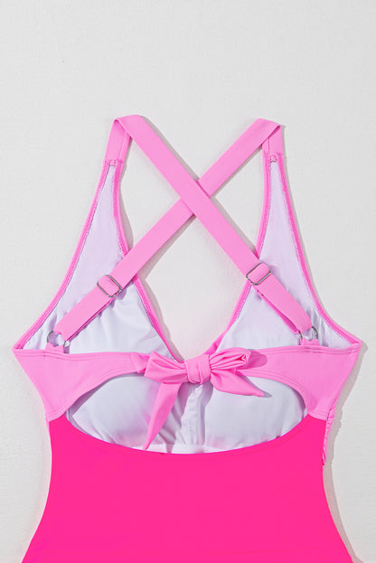 One-Piece Pink Two-Tone