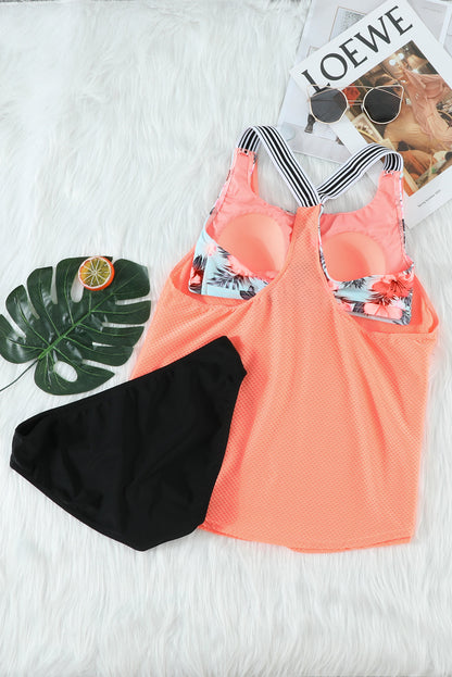 Two-piece Racerback Tankini Swimsuit