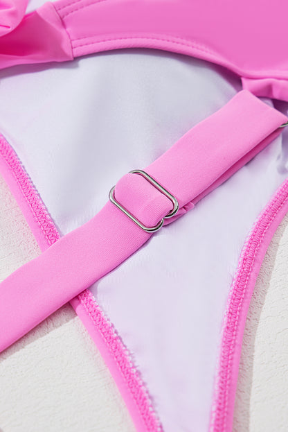 One-Piece Pink Two-Tone