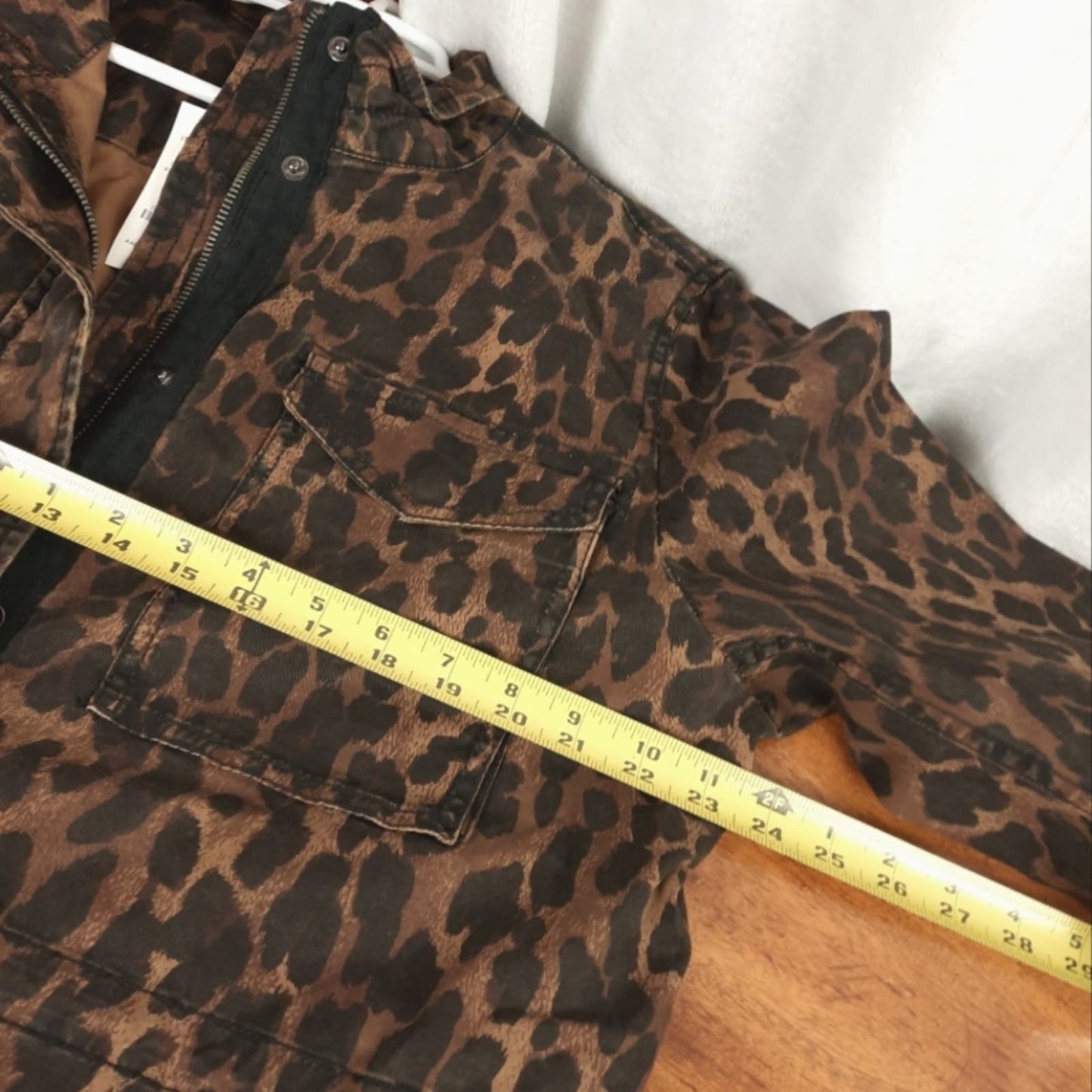 Style & Co Leopard Print Jacket NWOT