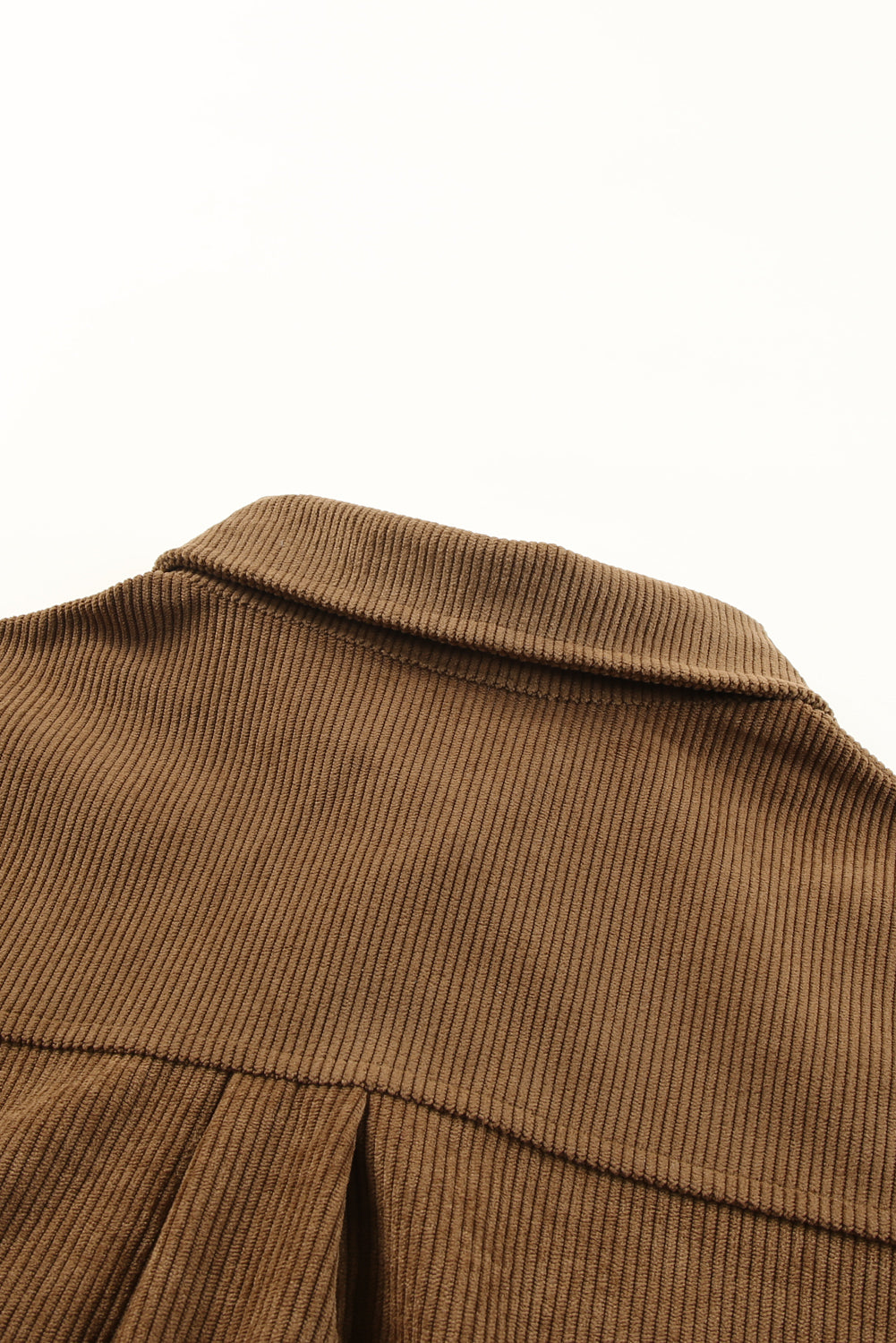 Long Sleeve Button-down Corduroy Jacket/Shacket