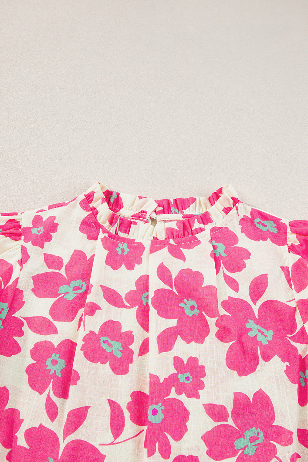 Short Sleeve Floral print Top