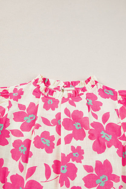 Short Sleeve Floral print Top