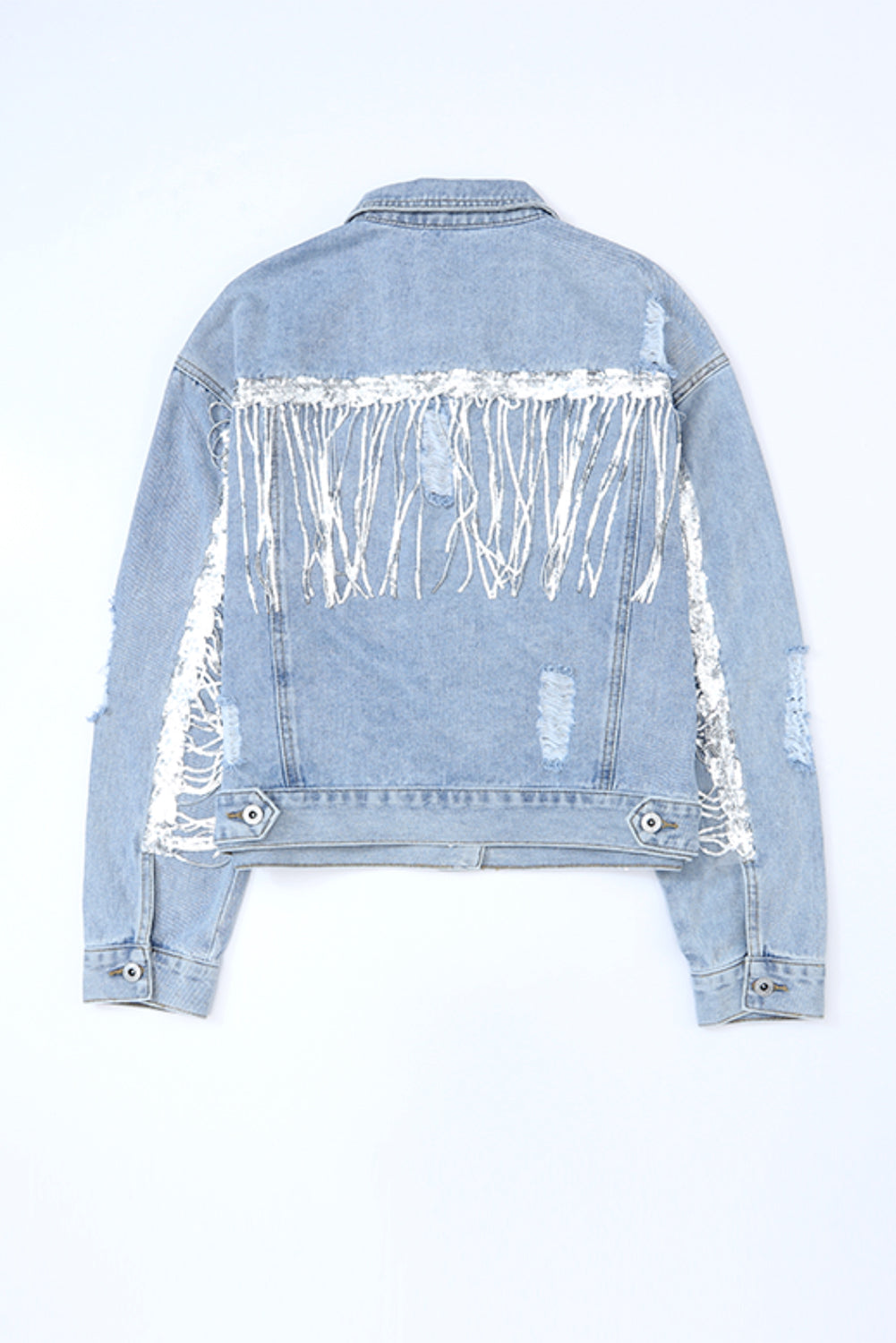 Long Sleeve Button-down Denim Jean Jacket