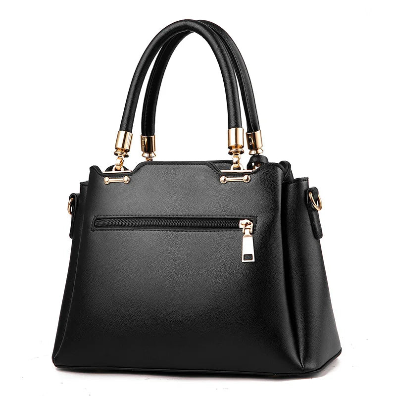 Gorgeous Faux Leather Structured  Satchel Bag