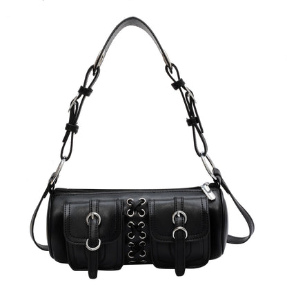 Black High-quality Shoulder Bag Multiple Pockets