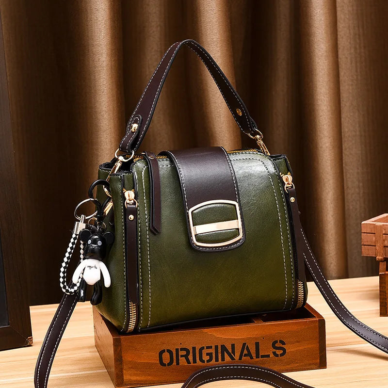 High-quality Faux Leather Small Satchel bag