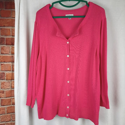 Croft & Barrow 3/4 Sleeve Button-down Cardigan Sweater NWOT