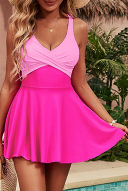 One-Piece Pink Two-Tone