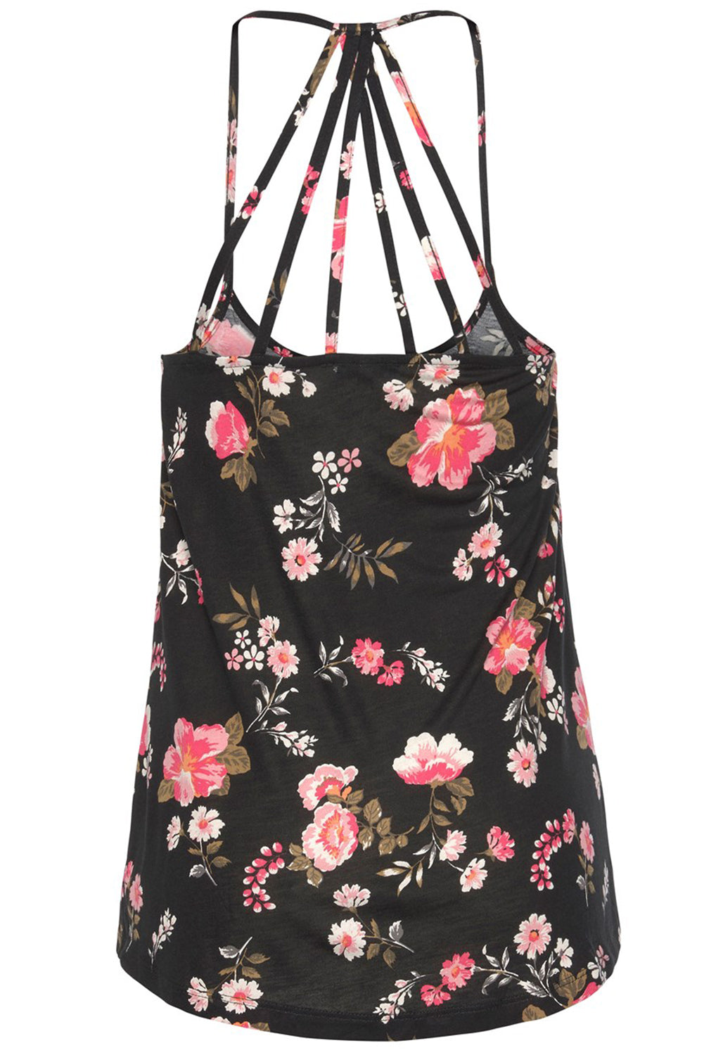 Sleeveless Floral Print Tank Top