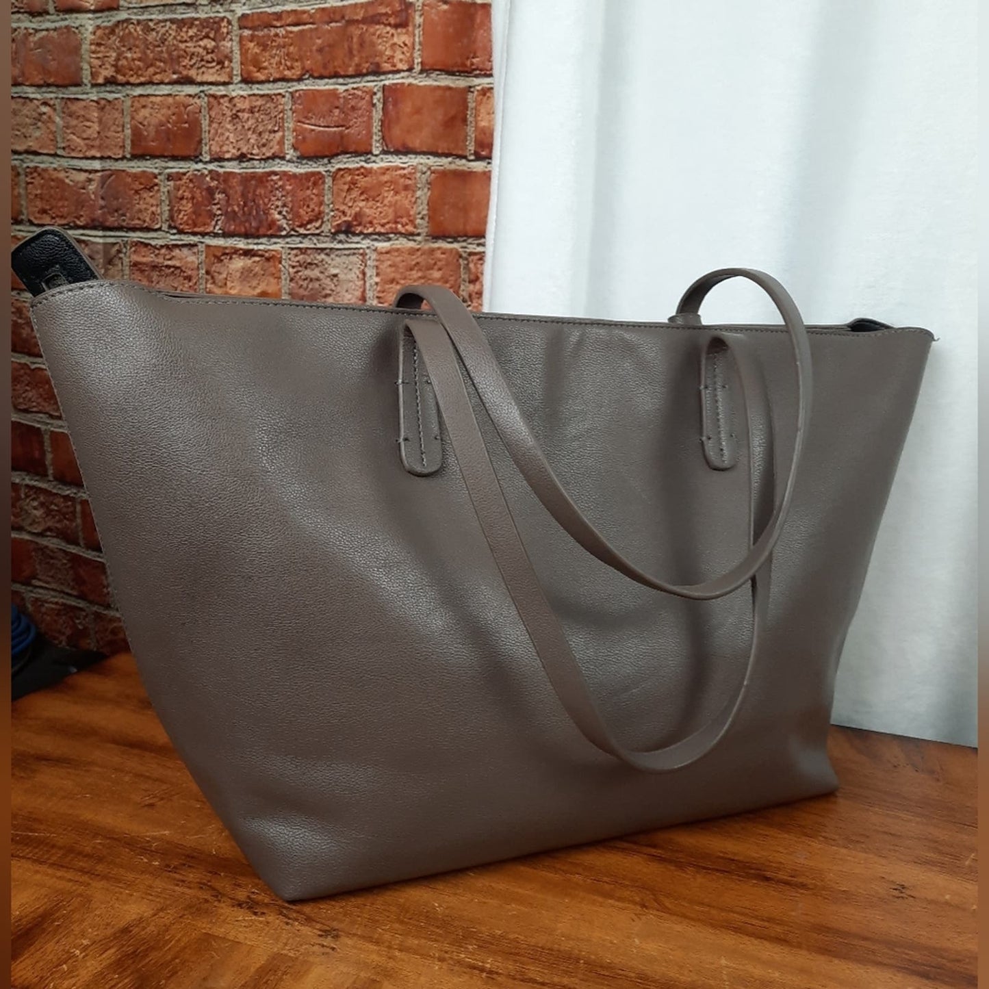 BCBGENERATION Large Faux Leather Tote Bag