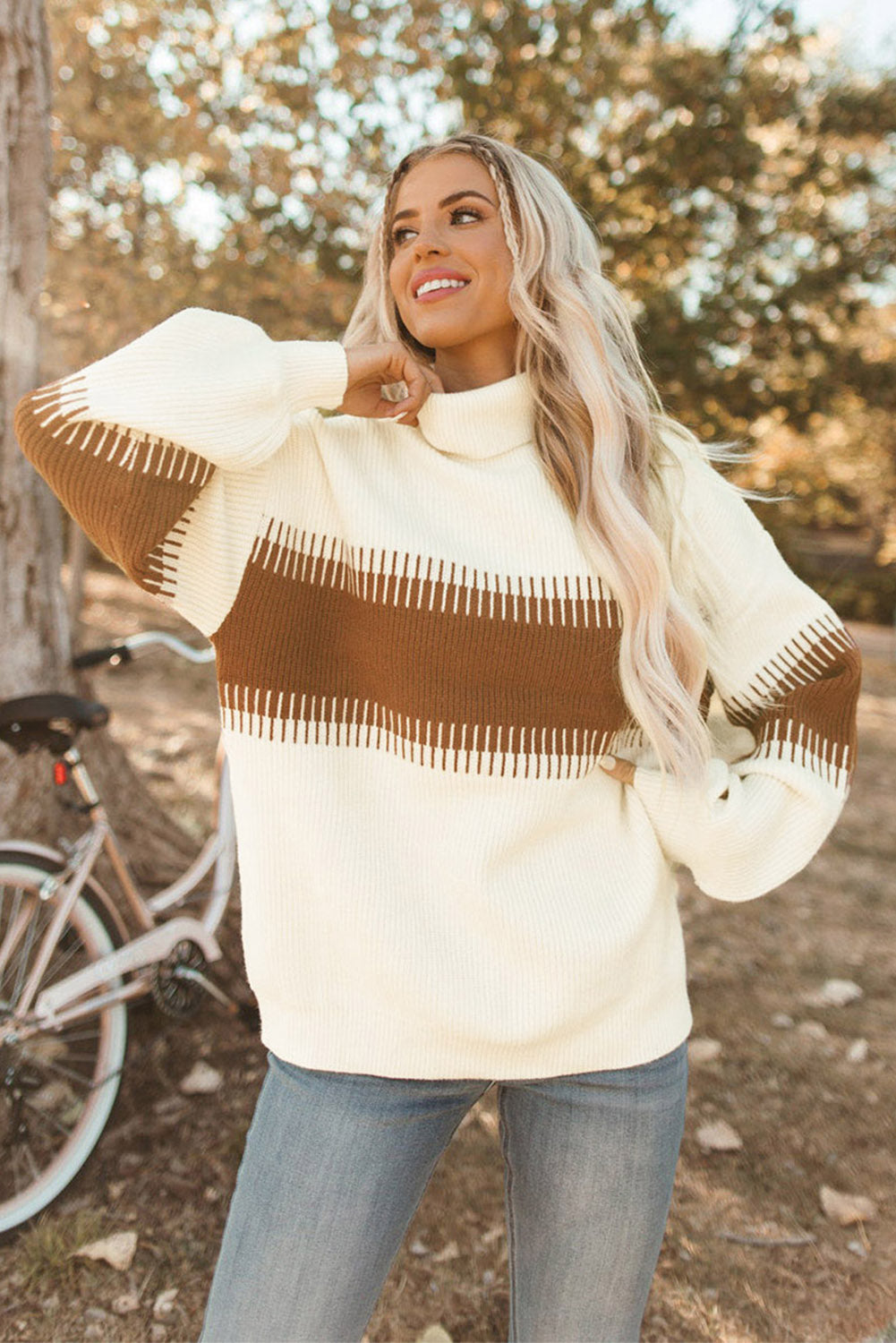 Long Sleeve Crew Neck Cozy Sweater