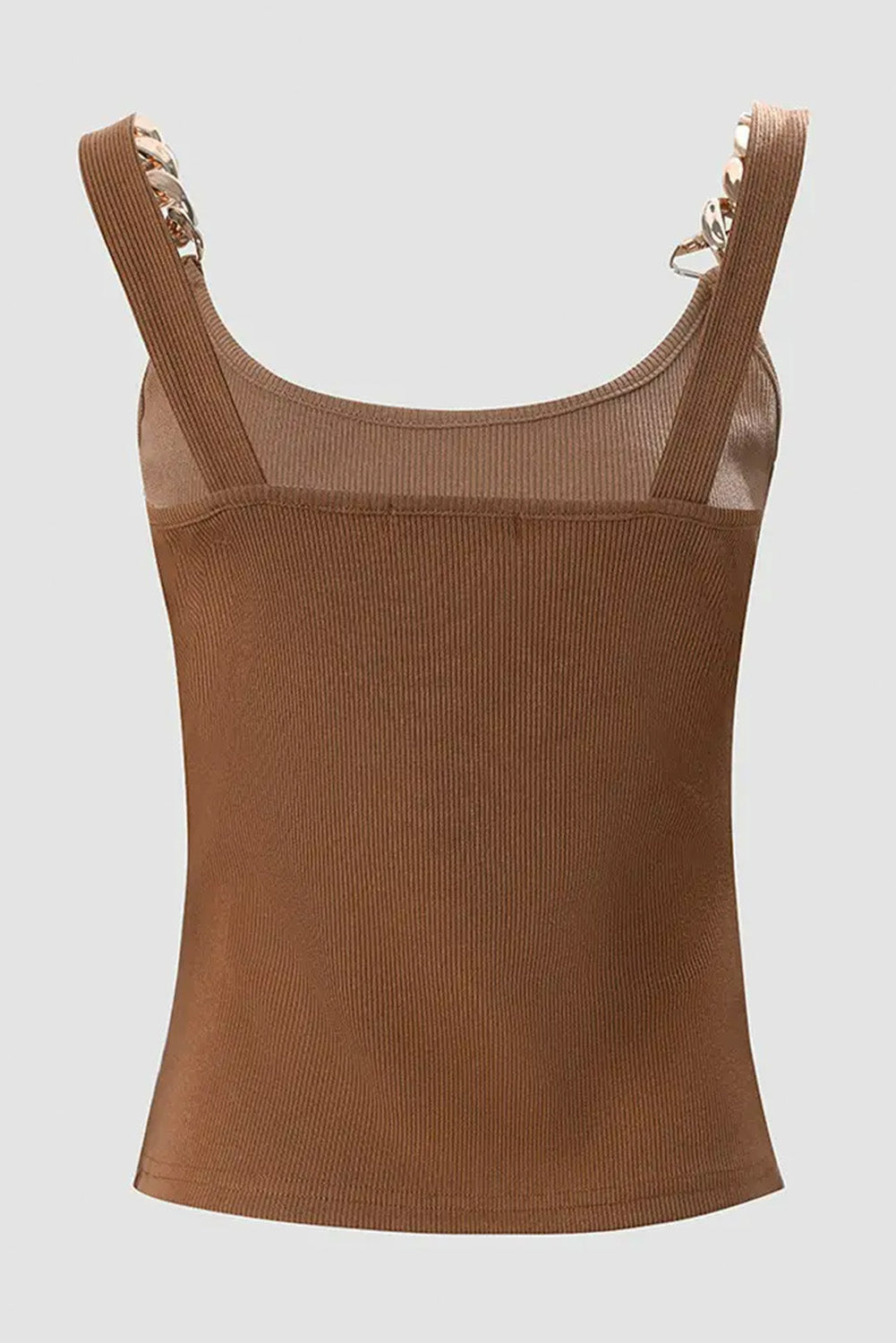 Sleeveless Ribbed Tank Top