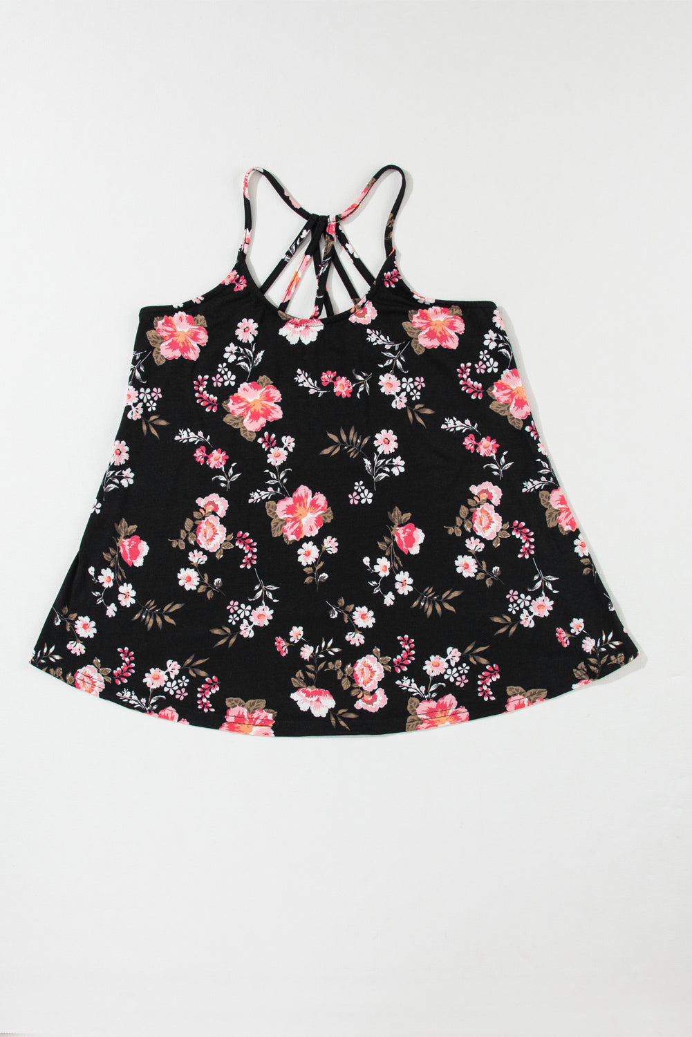 Sleeveless Floral Print Tank Top