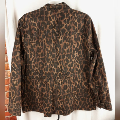 Style & Co Leopard Print Jacket NWOT