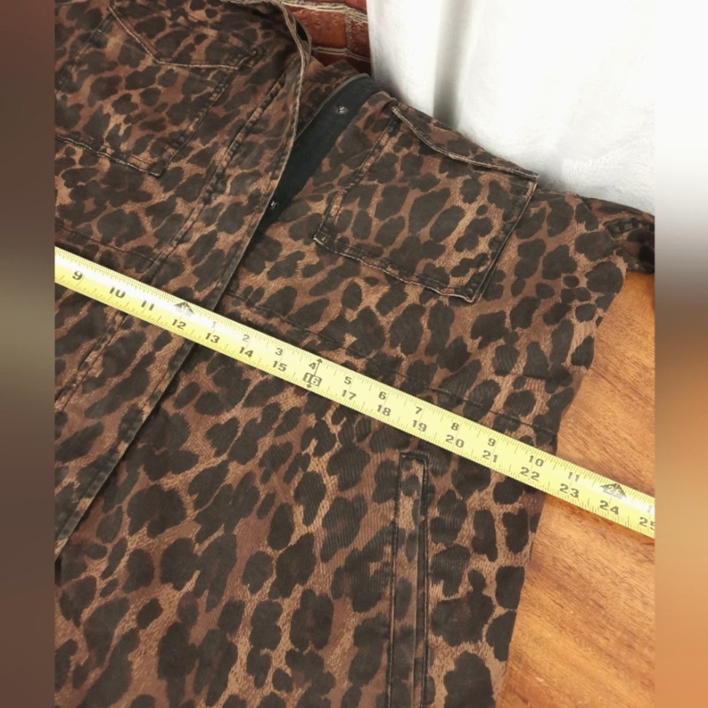 Style & Co Leopard Print Jacket NWOT