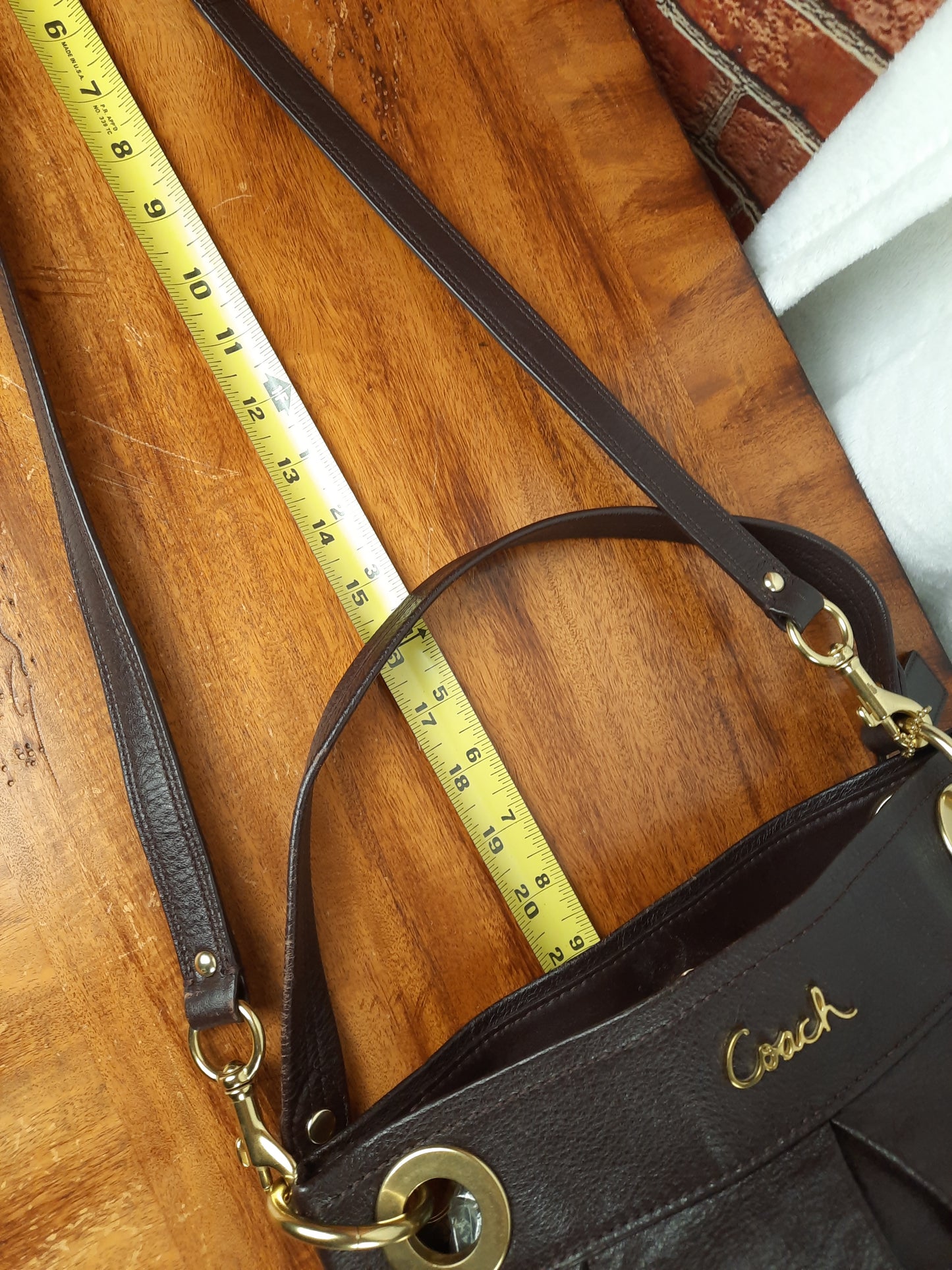 Coach Genuine Leather Shoulder/Crossbody Bag EUC