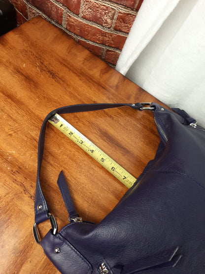 B. Makowsky Genuine Leather Hobo Bag