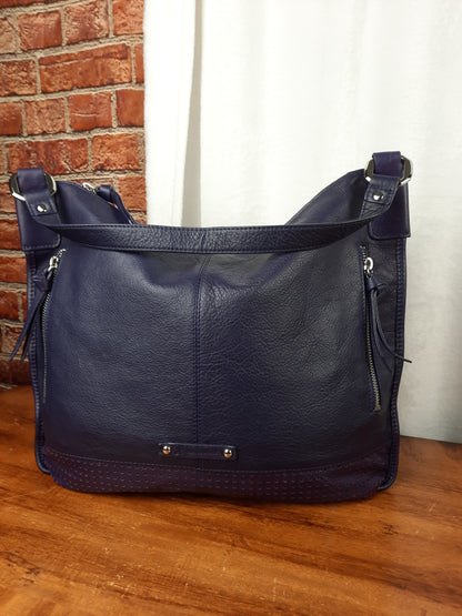 B. Makowsky Genuine Leather Hobo Bag