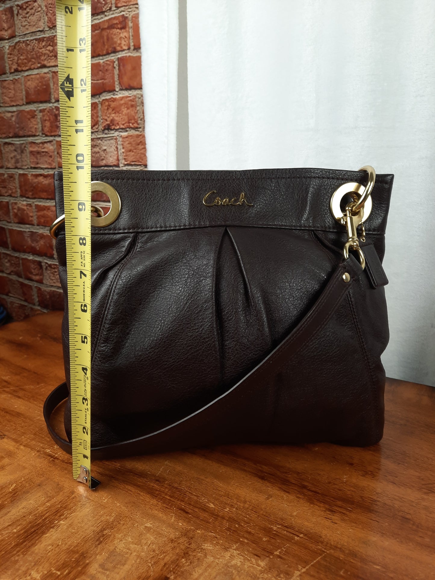 Coach Genuine Leather Shoulder/Crossbody Bag EUC