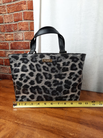 Kate Spade Grant Street Grainy Leopard Print Crossbody Bag