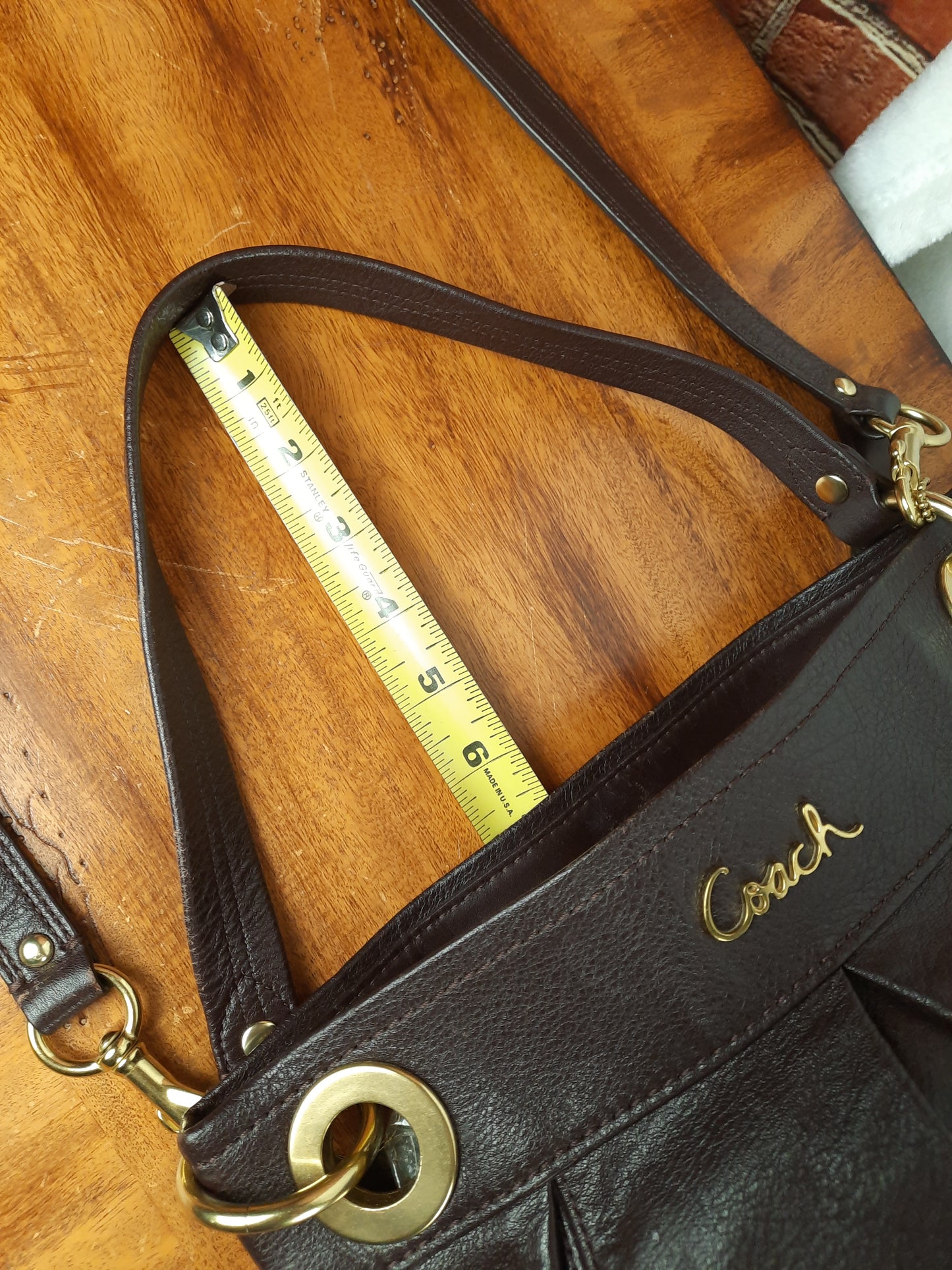 Coach Genuine Leather Shoulder/Crossbody Bag EUC