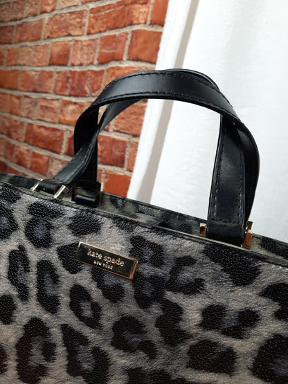 Kate Spade Grant Street Grainy Leopard Print Crossbody Bag