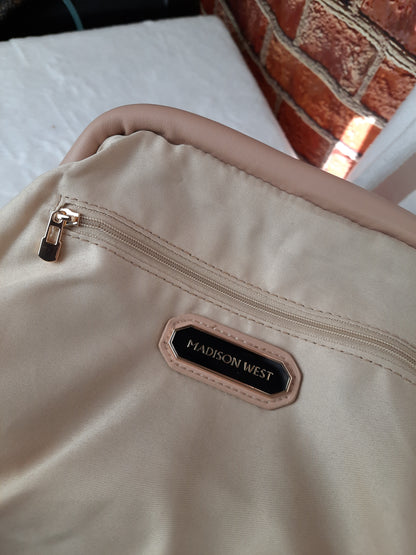 Madison West Beige Evening Crossbody bag