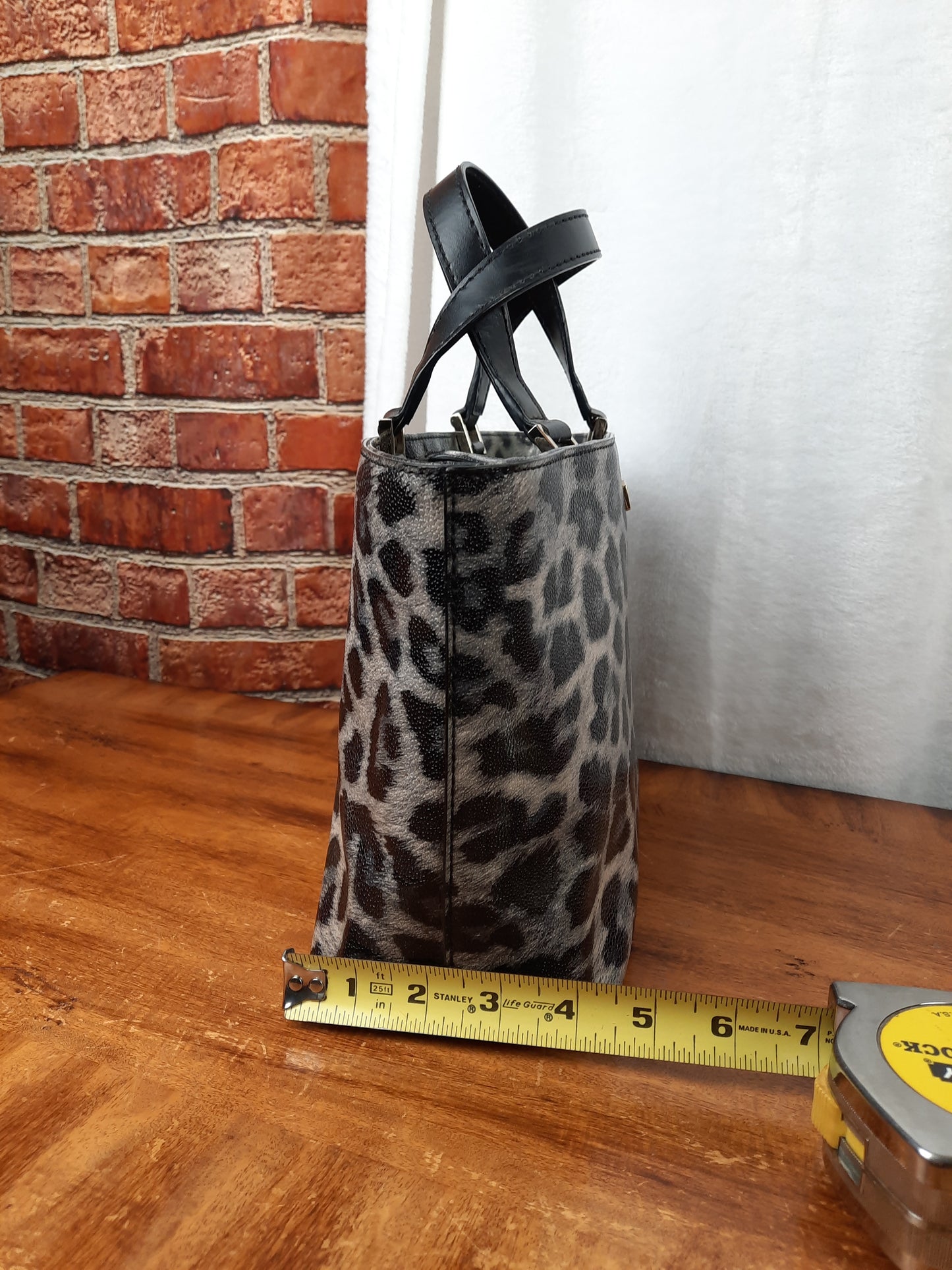 Kate Spade Grant Street Grainy Leopard Print Crossbody Bag