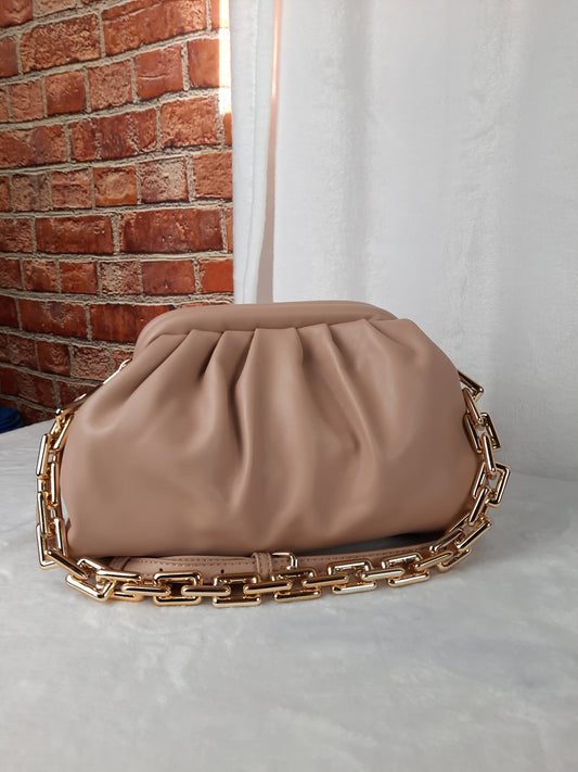 Madison West Beige Evening Crossbody bag