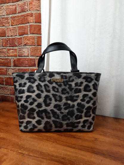 Kate Spade Grant Street Grainy Leopard Print Crossbody Bag