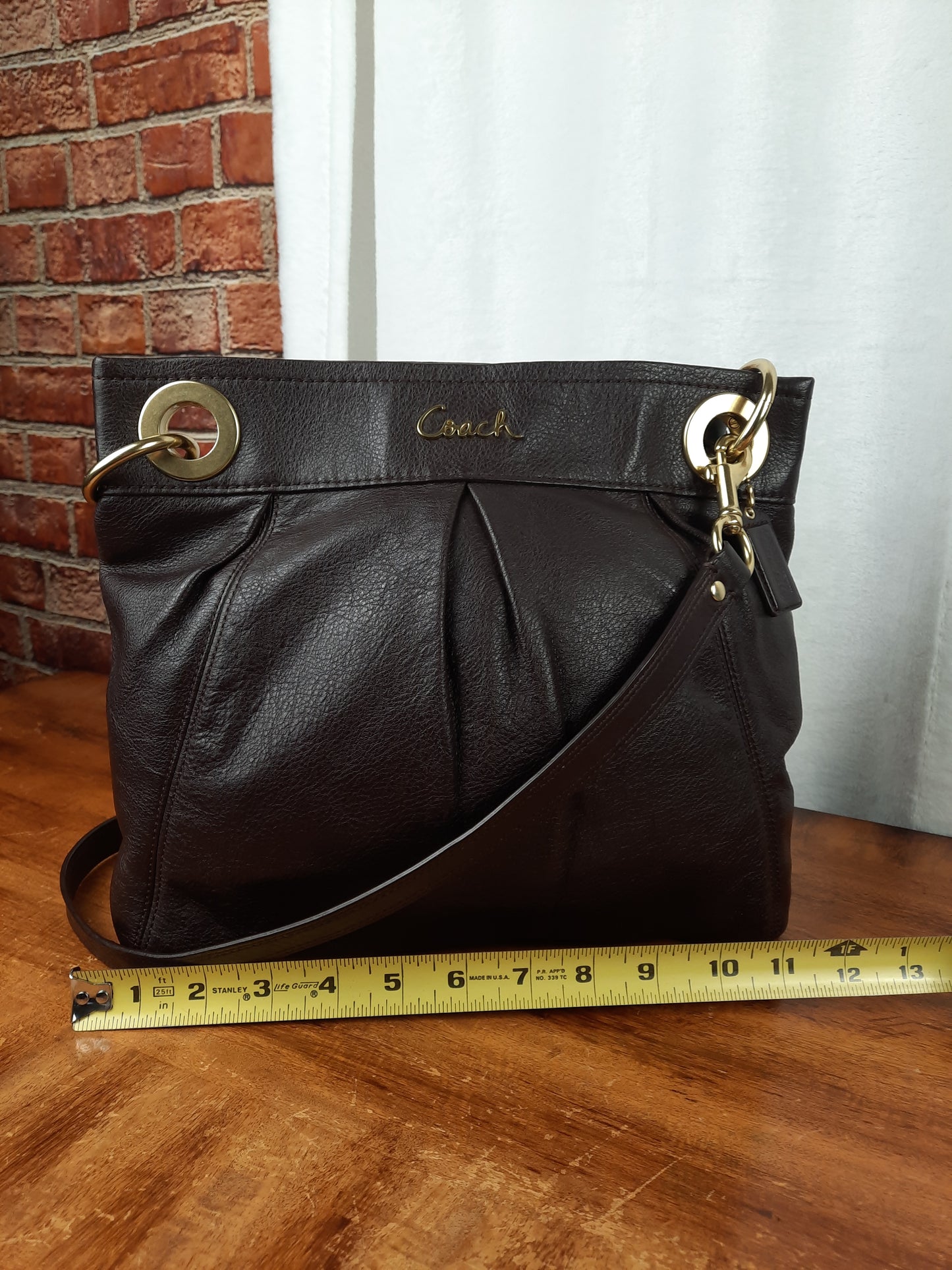 Coach Genuine Leather Shoulder/Crossbody Bag EUC