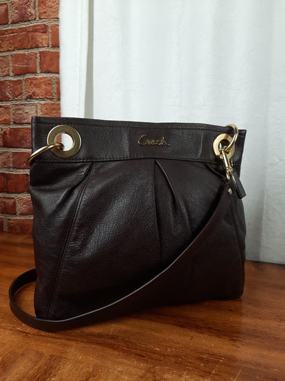 Coach Genuine Leather Shoulder/Crossbody Bag EUC