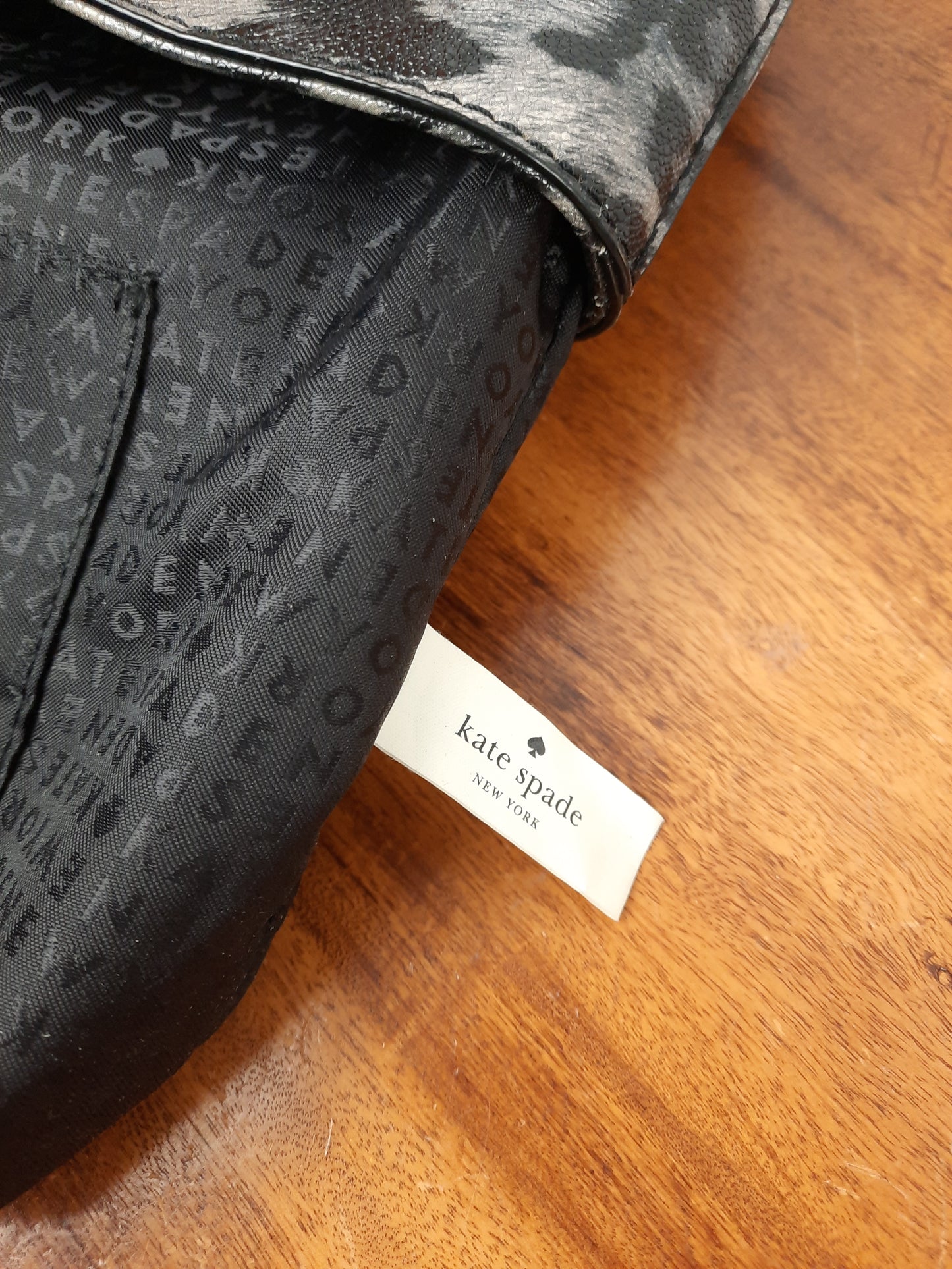 Kate Spade Grant Street Grainy Leopard Print Crossbody Bag