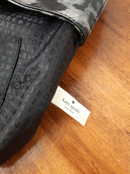 Kate Spade Grant Street Grainy Leopard Print Crossbody Bag