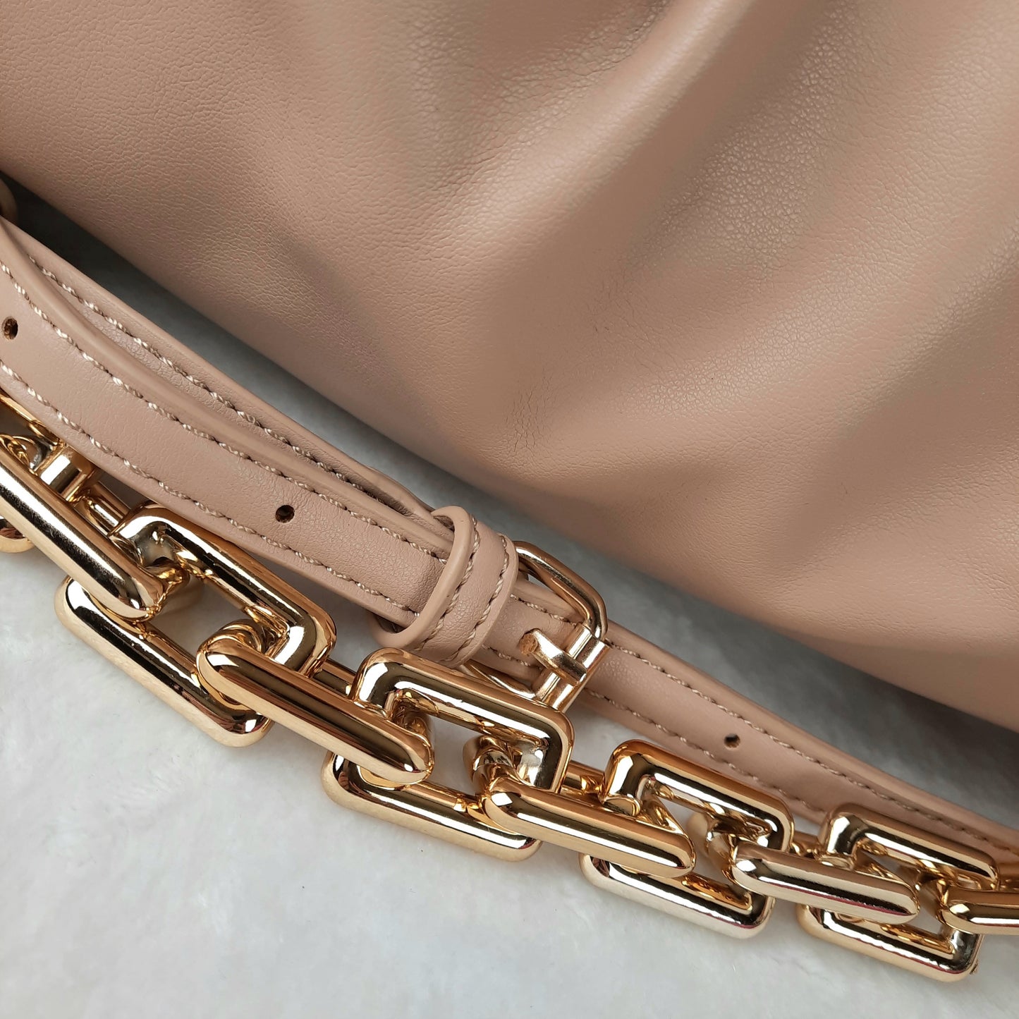 Madison West Beige Evening Crossbody bag